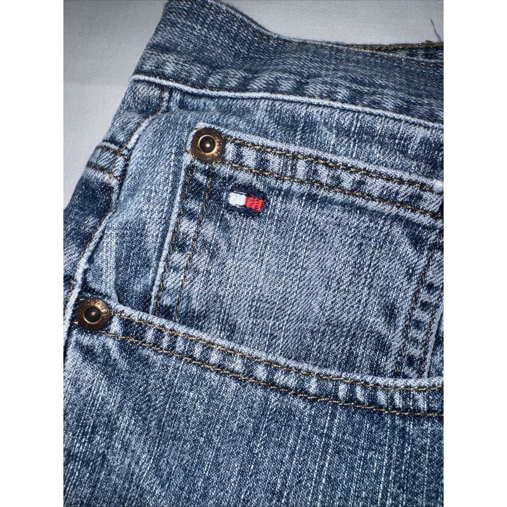 Tommy Hilfiger Men's Vintage Bootcut Jeans 34x30 Light Wash Blue Denim Pants - Picture 3 of 13